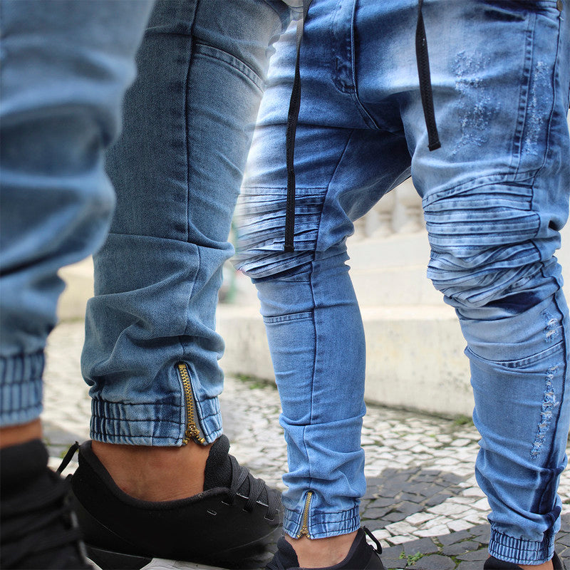Calça Jogger Masculina JEANS AZUL (RIBANA)