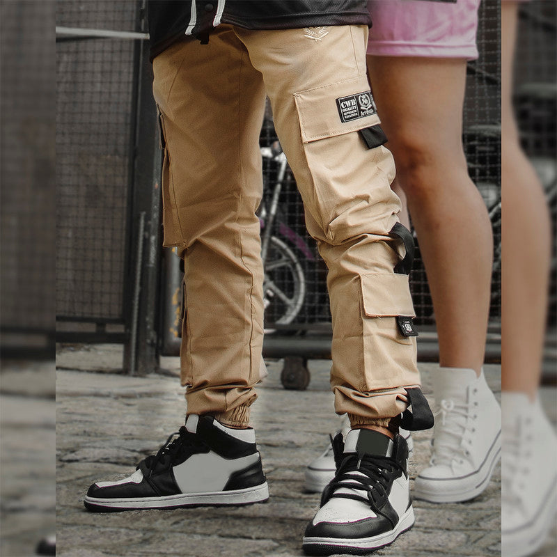 Calça Jogger Masculina BEGE FLOW TECHWEAR