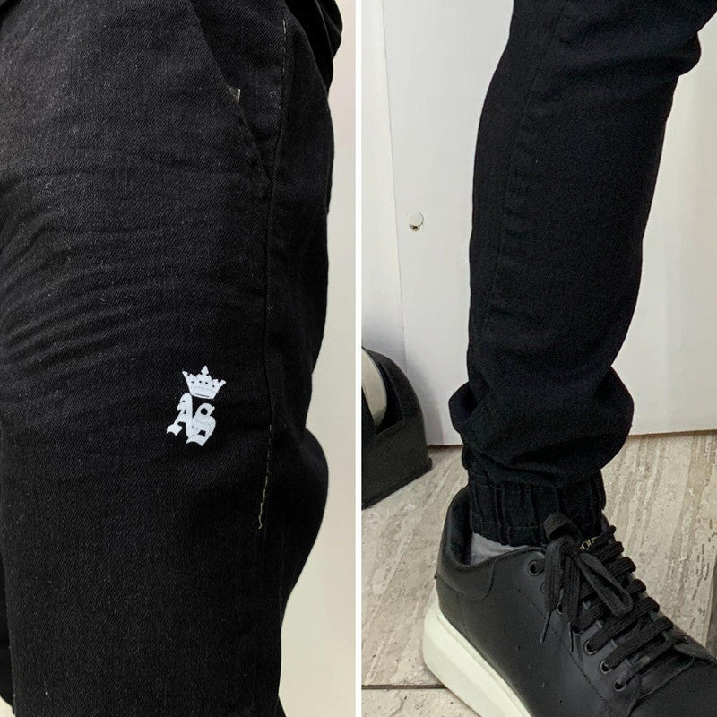 Calça Jogger PRETA Masculina Sarja The KOBE B.