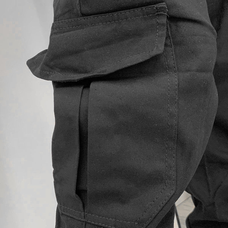 Calça Jogger CARGO PRETA Masculina Sarja The  STEPHEN C.