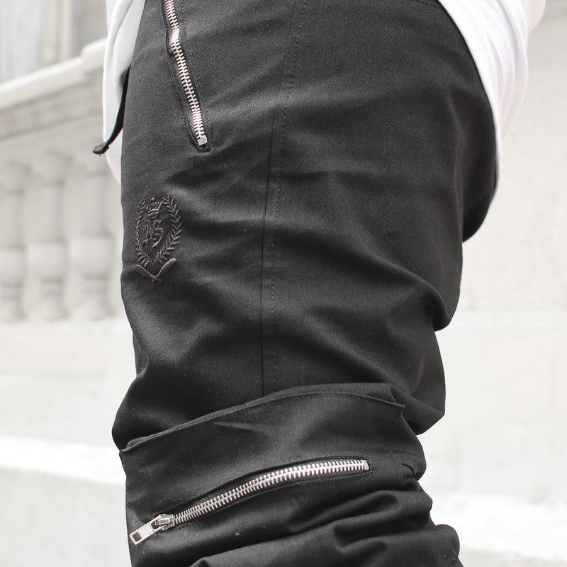 Calça Jogger Masculina PRETA Cargo Streetwear PLUS SIZE