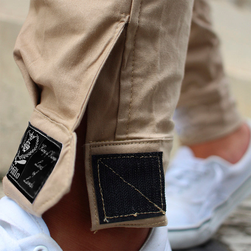 Calça Jogger Masculina BEGE Cargo Streetwear