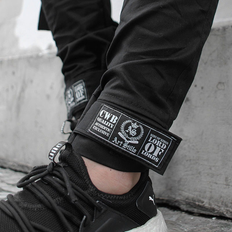 Calça Jogger Masculina PRETA Cargo Track Short