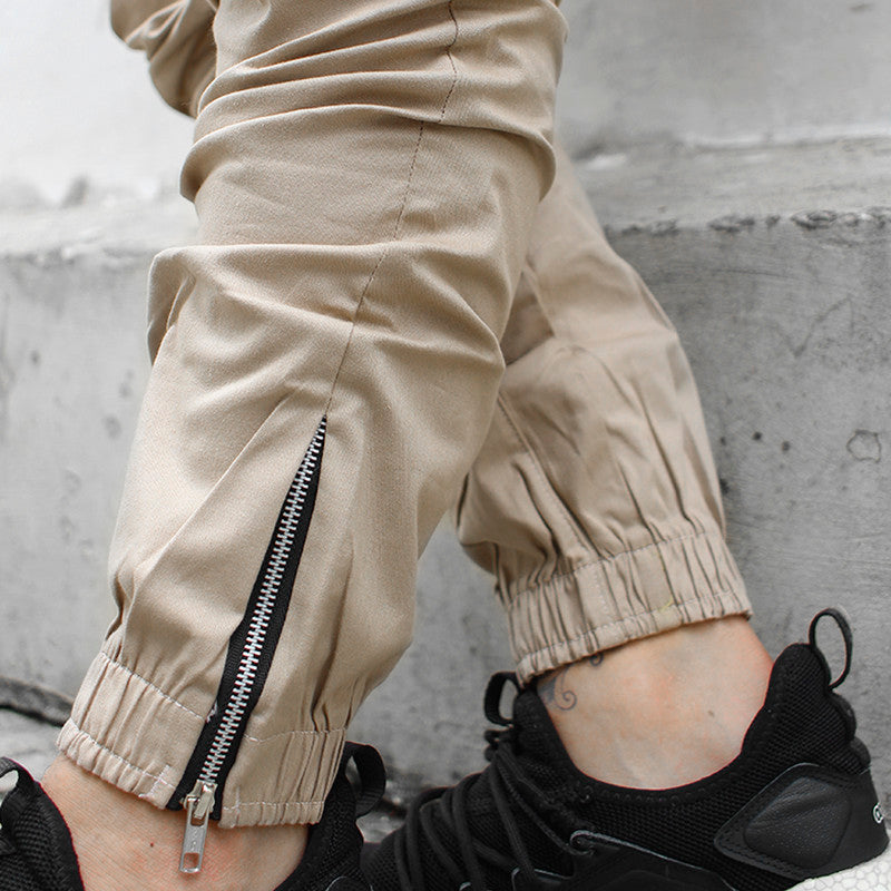 Calça Jogger Masculina BEGE Básica PLUS SIZE