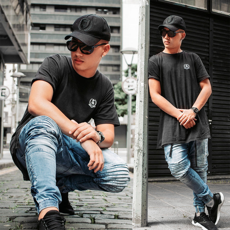 Calça Jogger Masculina JEANS AZUL (RIBANA)