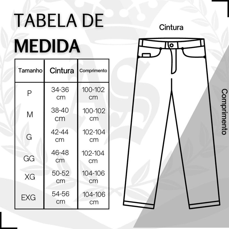 Calça Tradicional Reta Cargo BEGE Street Crew
