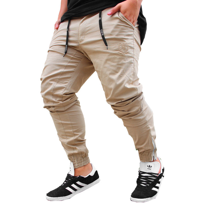 Calça Jogger Masculina BEGE Básica