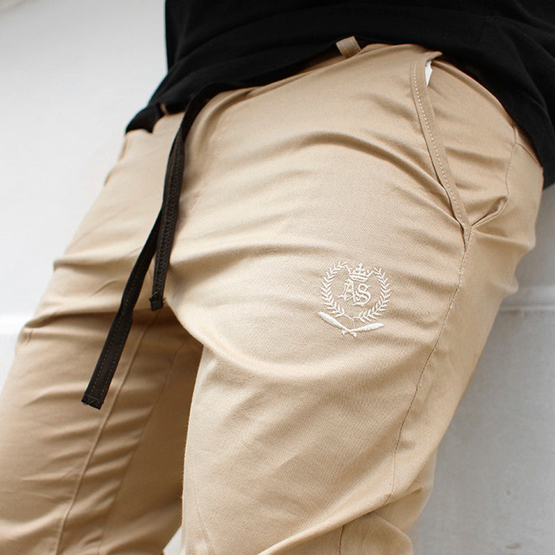 Calça Jogger Masculina BEGE Básica