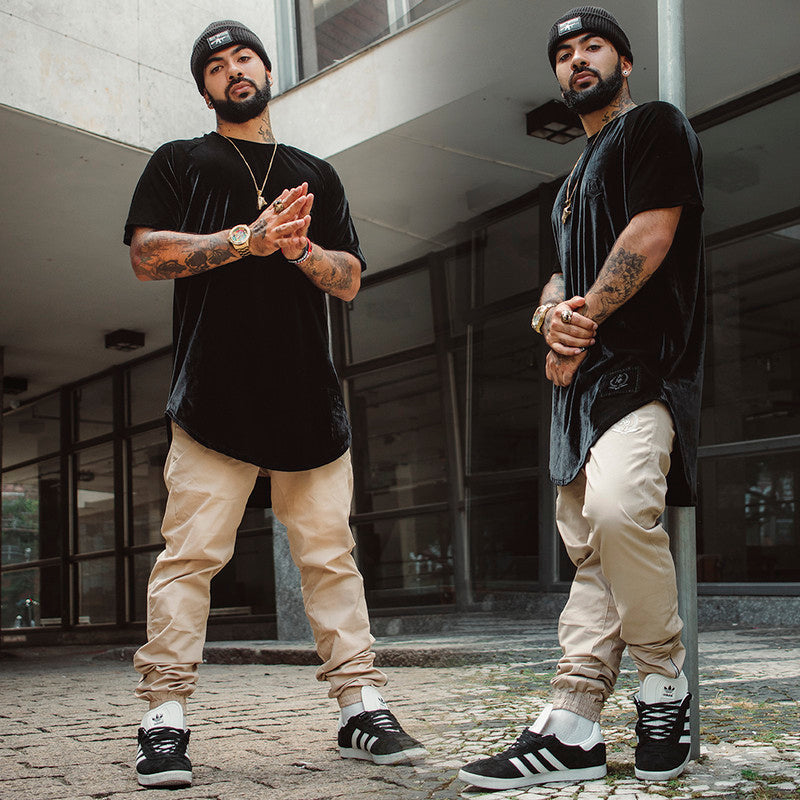 Calça Jogger Masculina BEGE Básica