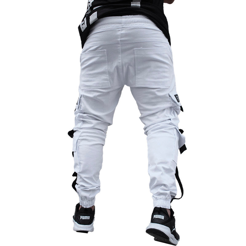 Calça Jogger Masculina BRANCA FLOW TECHWEAR PLUS SIZE