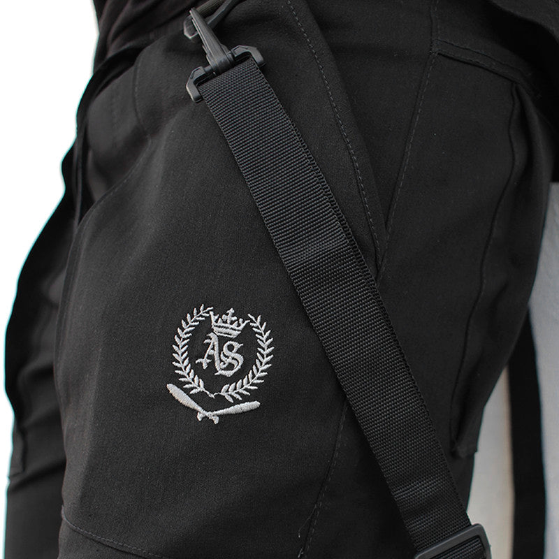 Calça Jogger Masculina PRETA Trend Suspenders Tracks PRETA