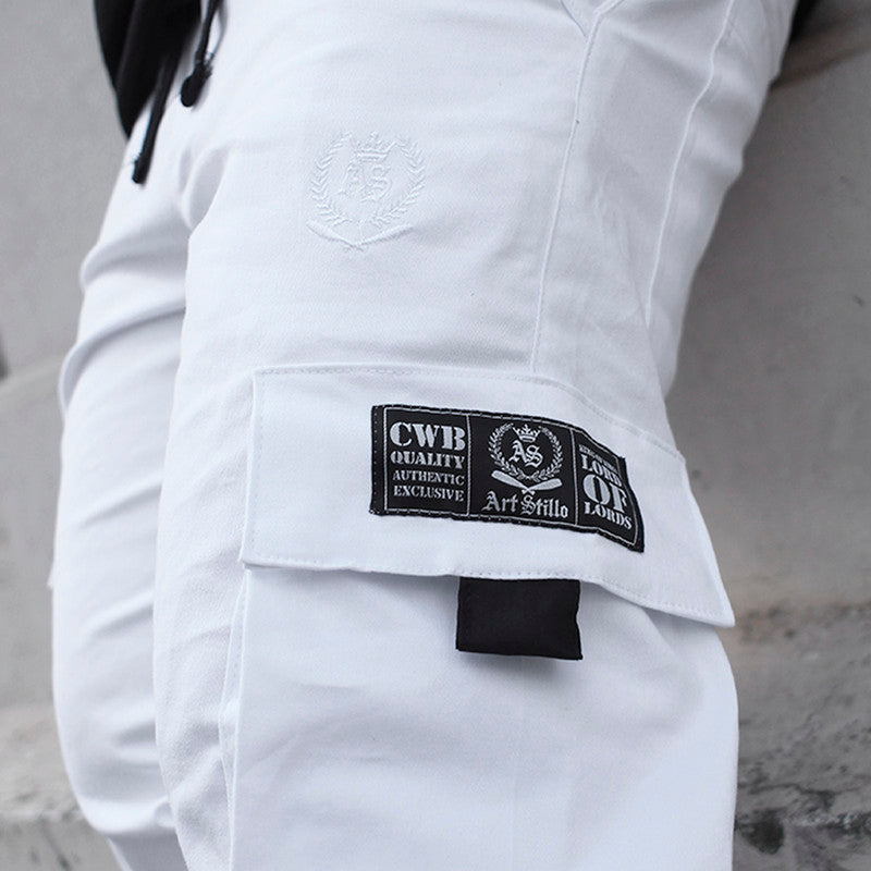 Calça Jogger Masculina BRANCA FLOW TECHWEAR PLUS SIZE