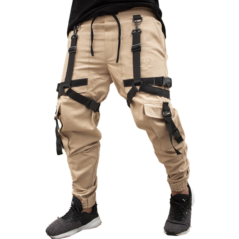 Calça Jogger Masculina BEGE New Combat Tracks