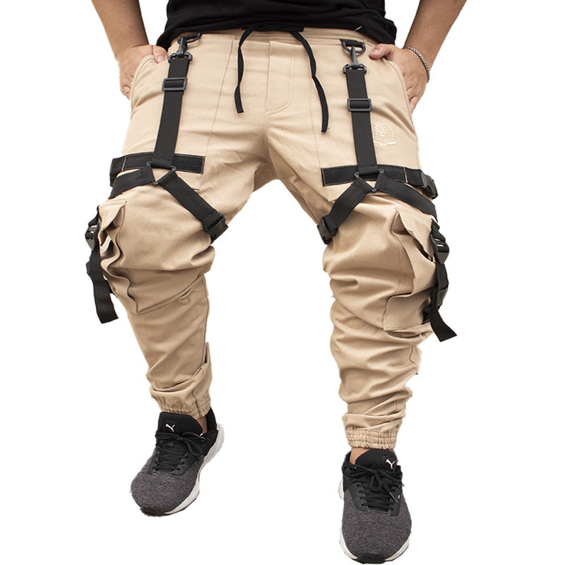 Calça Jogger Masculina BEGE New Combat Tracks