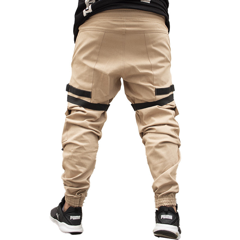 Calça Jogger Masculina BEGE New Combat Tracks PLUS SIZE