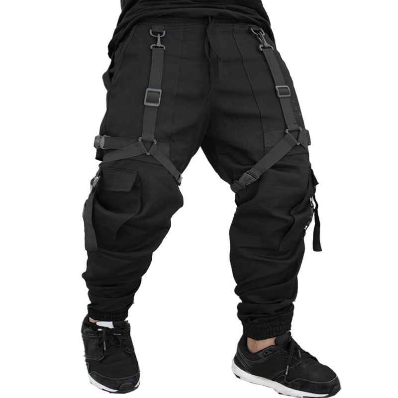 Calça Jogger Masculina PRETA New Combat Tracks PRETA PLUS SIZE