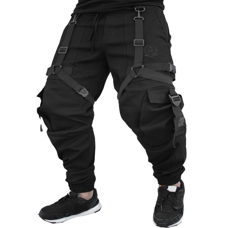 Calça Jogger Masculina PRETA New Combat Tracks PRETA PLUS SIZE
