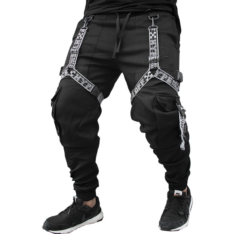 Calça Jogger Masculina PRETA New Combat Tracks CINZA
