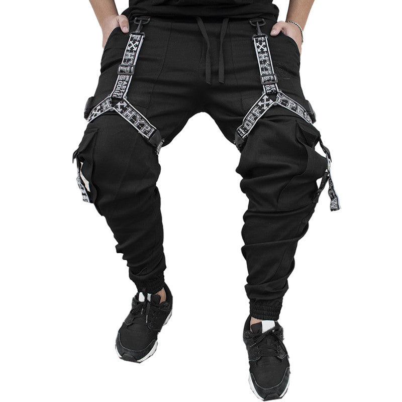 Calça Jogger Masculina PRETA New Combat Tracks CINZA PLUS SIZE