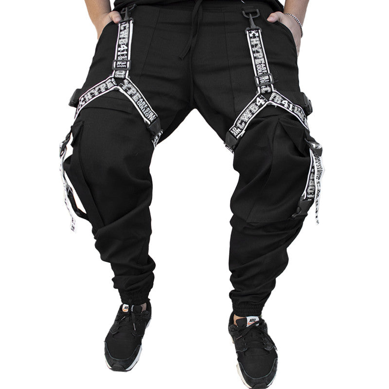 Calça Jogger Masculina PRETA New Combat Tracks BRANCA