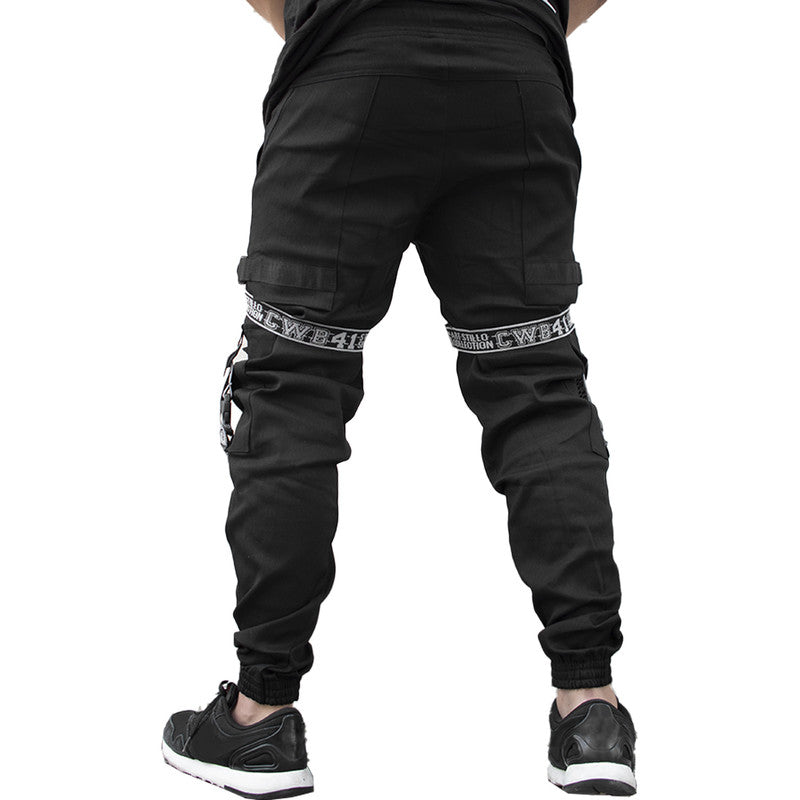 Calça Jogger Masculina PRETA New Combat Tracks CINZA PLUS SIZE