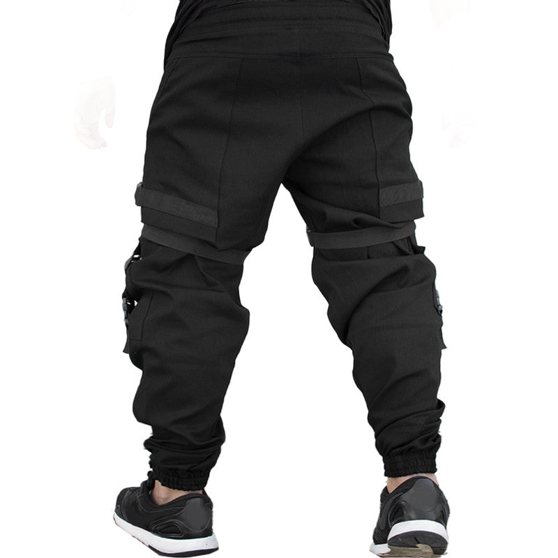 Calça Jogger Masculina PRETA New Combat Tracks PRETA PLUS SIZE