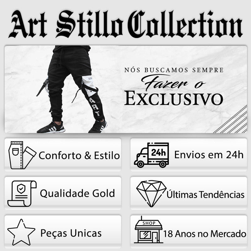 Calça Jogger Masculina PRETA Travis PLUS SIZE