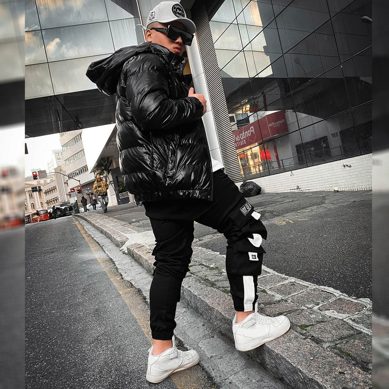 Calça Jogger Masculina PRETA FLOW TECHWEAR PLUS SIZE
