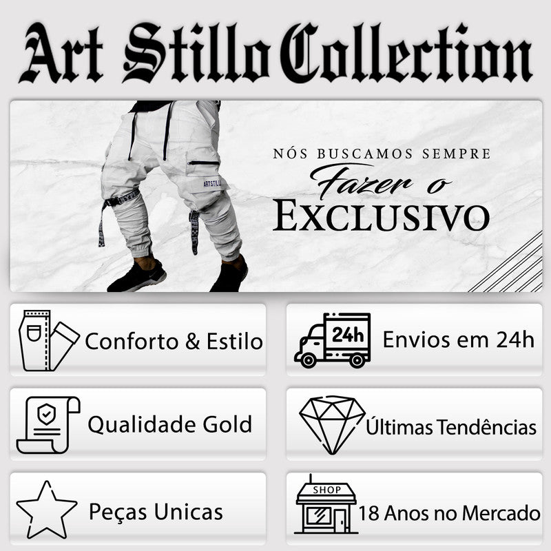Calça Jogger Masculina BRANCA Generation PLUS SIZE