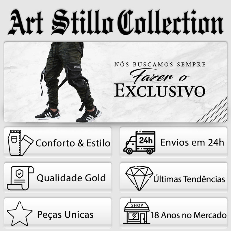 Calça Jogger Masculina CAMUFLADA Travis PLUS SIZE