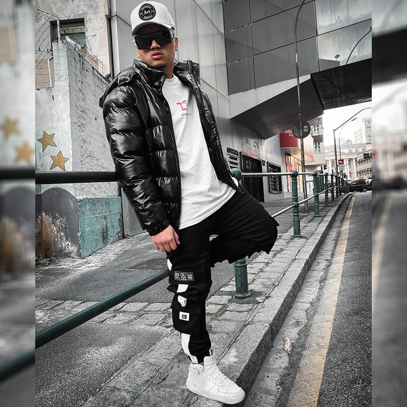 Calça Jogger Masculina PRETA FLOW TECHWEAR PLUS SIZE
