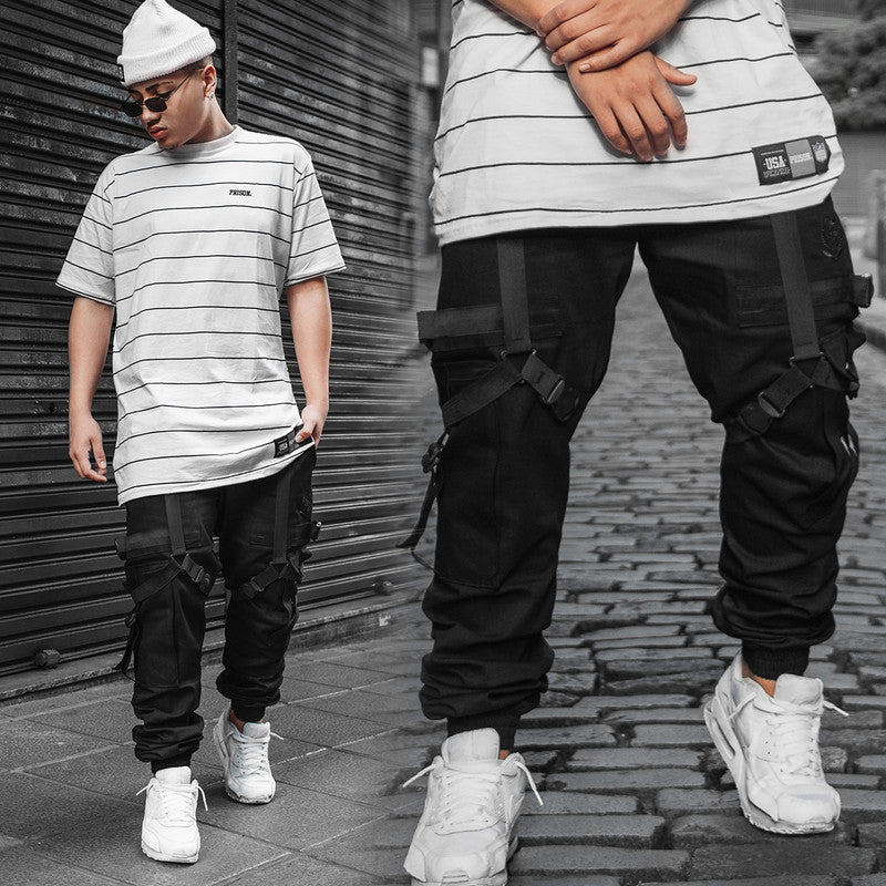 Calça Jogger Masculina PRETA New Combat Tracks PRETA