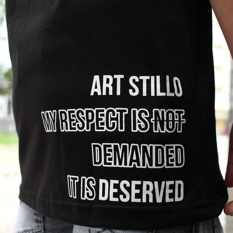 Camiseta Masculina Tradicional PRETA RESPECT