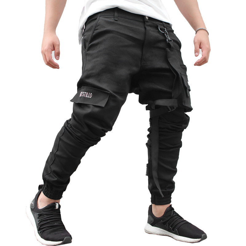 Calça Jogger Masculina PRETA Tatical Art PLUS SIZE