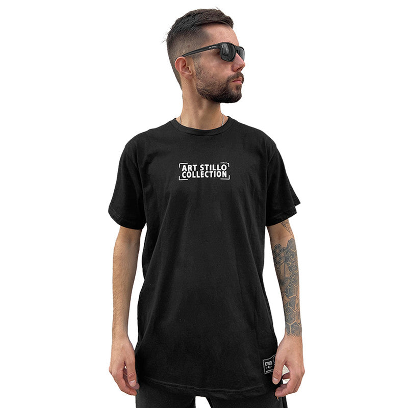 Camiseta Art Stillo Preta Masculina Tradicional Bussiness Leader