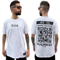 Camiseta Art Stillo Branca Masculina Tradicional Bussiness Leader