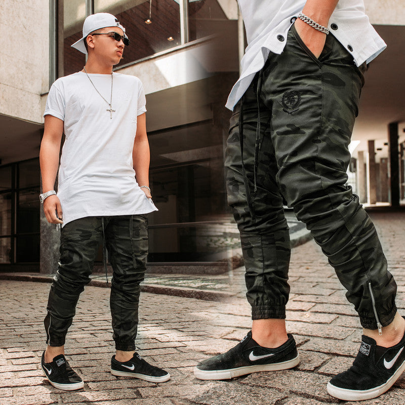 Calça Jogger Masculina CAMUFLADA Básica PLUS SIZE