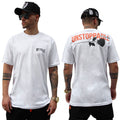Camiseta Masculina Tradicional  BRANCA UNTOPPABLE