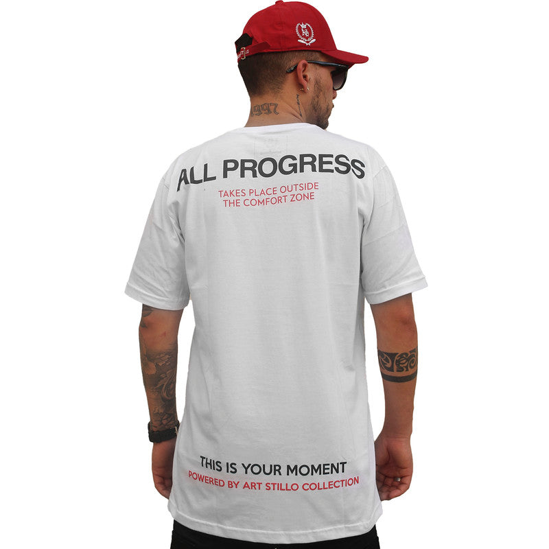 Camiseta Masculina Tradicional BRANCA SPARRINGDAY