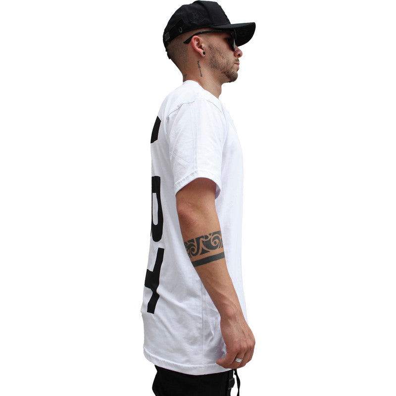 Camiseta Art Stillo Masculina Tradicional  BRANCA ART LOGO