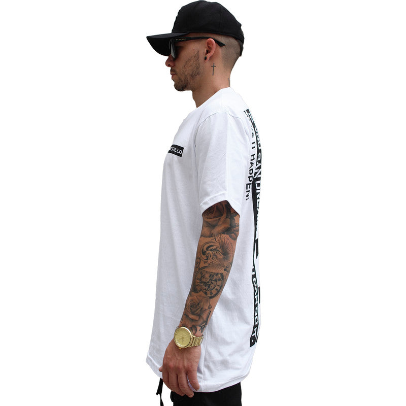 Camiseta Art Stillo Masculina Tradicional  BRANCA ART LOGO