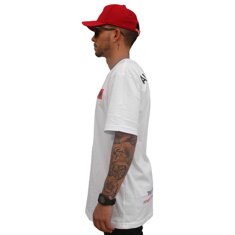 Camiseta Masculina Tradicional BRANCA SPARRINGDAY