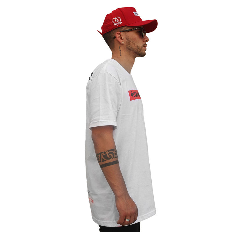 Camiseta Masculina Tradicional BRANCA SPARRINGDAY