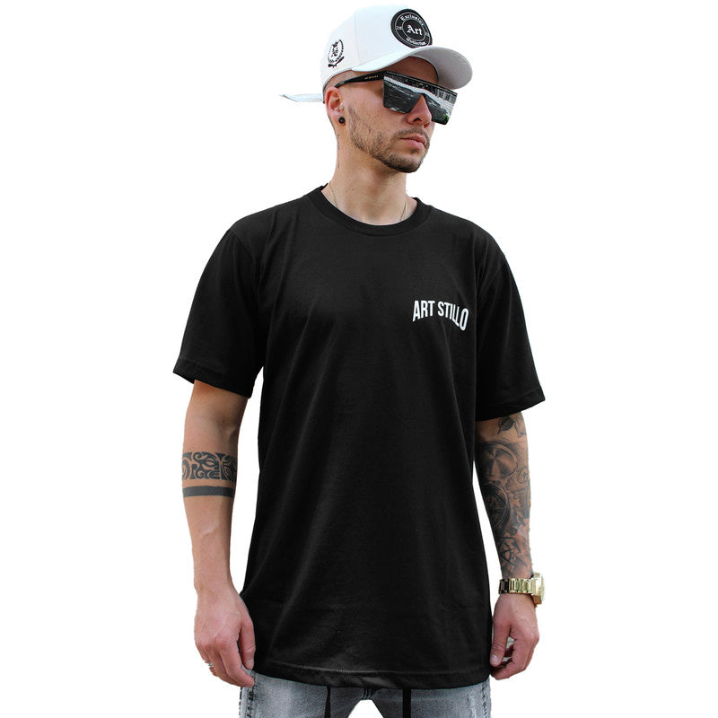 Camiseta Masculina Tradicional PRETA UNTOPPABLE