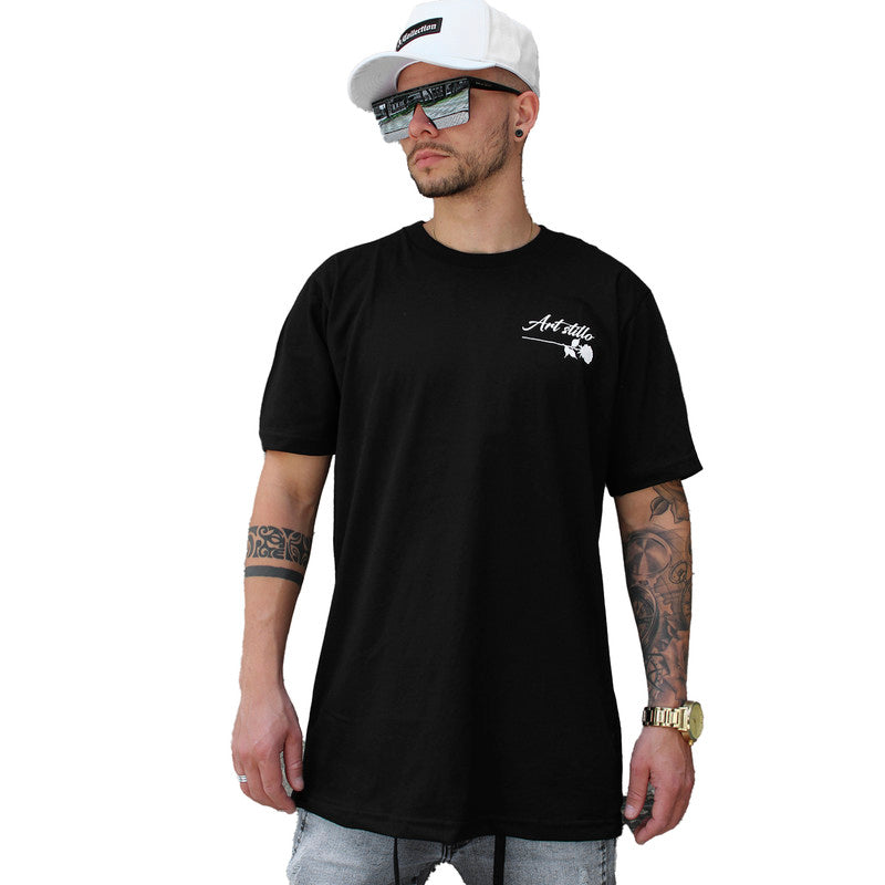 Camiseta Masculina Tradicional PRETA RESPECT