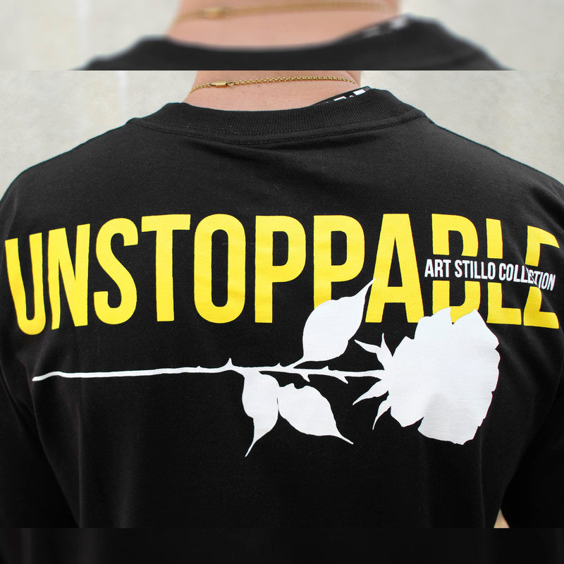 Camiseta Masculina Tradicional PRETA UNTOPPABLE