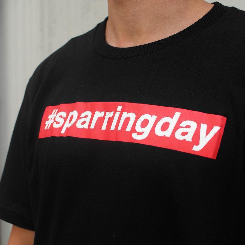 Camiseta Masculina Tradicional PRETA SPARRINGDAY