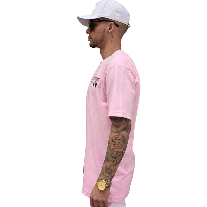 Camiseta Masculina Tradicional ROSA RESPECT