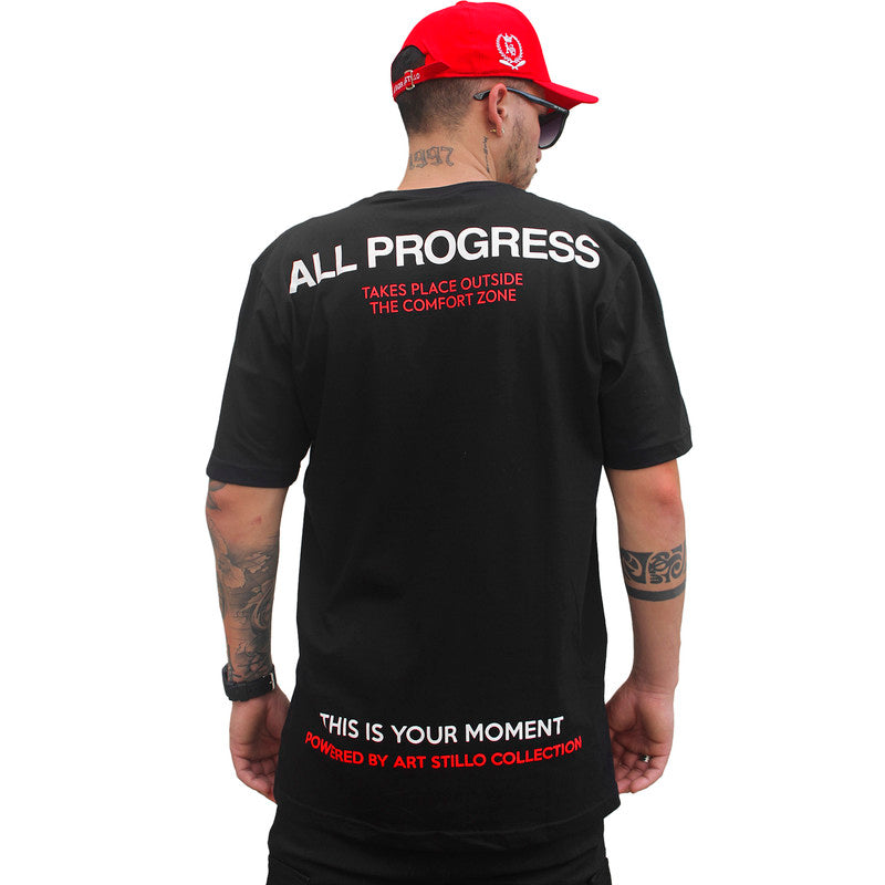 Camiseta Masculina Tradicional PRETA SPARRINGDAY