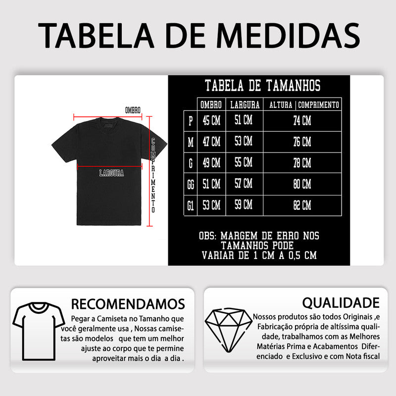 Camiseta Art Stillo Branca Masculina Long Line Attention